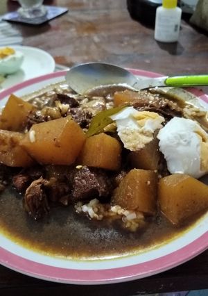 Foto resep Rawon dengan bumbu bikin