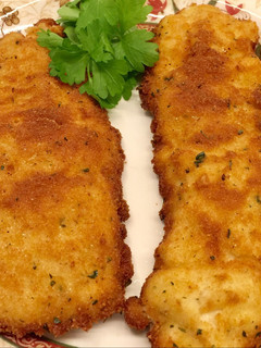 Una foto de Filetes pollo con bechamel