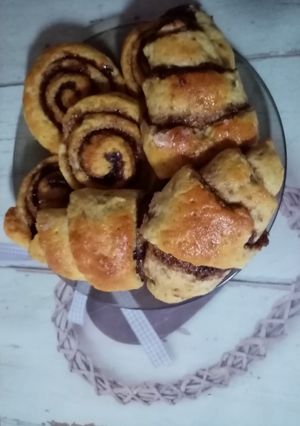 Gluténmentes kakaós csiga - csokis croissant recept fotója