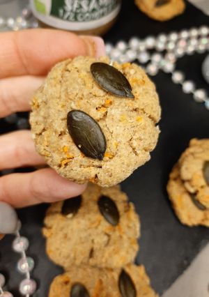 Une photo de Cookies salés carottes-sésame
