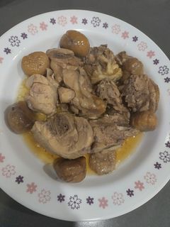 栗子燒雞（電鍋料理） 的食譜成品照片