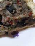 Tarta de hongos (gírgolas) veggie