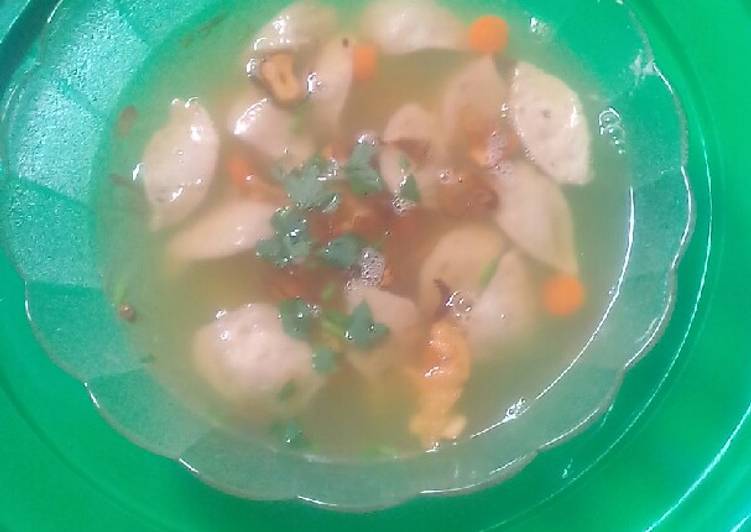 Sup bakso super simpel(menu sarapan anak)#bikinramadhanberkesan