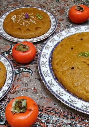 عکسی از دستور حلوا کدوحلوایی😋