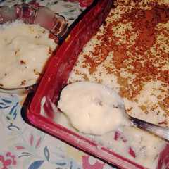 A picture of Arroz con leche cremoso.