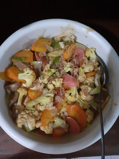 Foto resep Sayur pelangi pedas manis