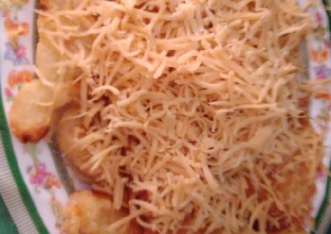 Wajib coba! Cara termudah bikin Pisang goreng keju krispi ala upin ipin  nagih banget