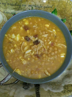 Una foto de Garbanzos con picadillo