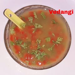 A picture of Green Moong Soup.