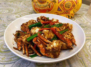 台式沙茶炒蟹 的食譜成品照片