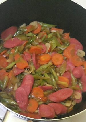 Foto resep Tumis Buncis Wortel Sosis
