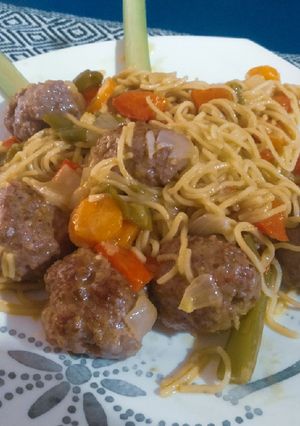 Una foto de Bami goreng "para quedar bien"