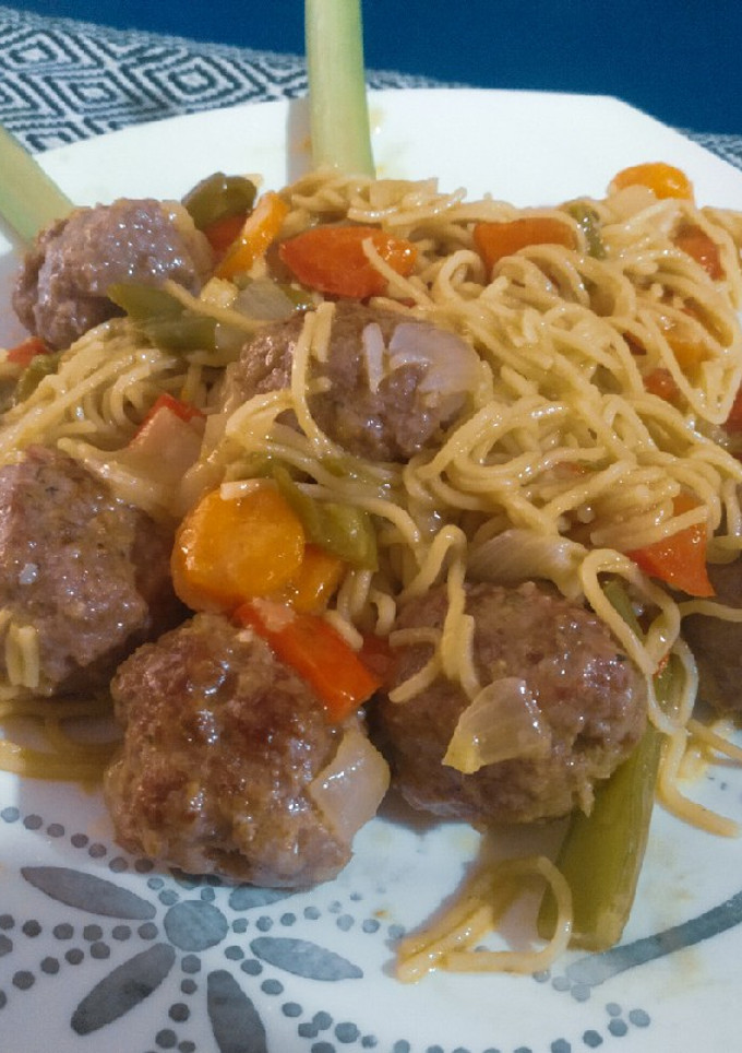 Una foto de Bami goreng "para quedar bien"