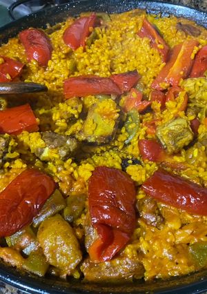 Una foto de Paella Valenciana