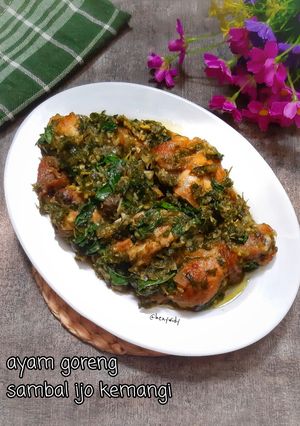 Foto resep Ayam goreng sambal ijo kemangi