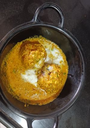 A picture of Cabbage kofta curry (no onion no garlic).