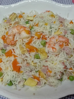 Una foto de Arroz tres delicias. Thermomix