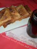Condensed milk toasted bread