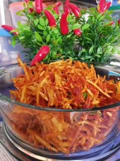 Foto resep Kentang Mustofa pedas manis