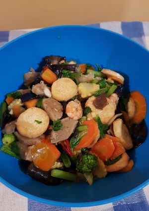 Foto resep Sapo tahu udang