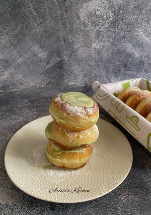 Foto resep Donat Matcha Discard Sourdough