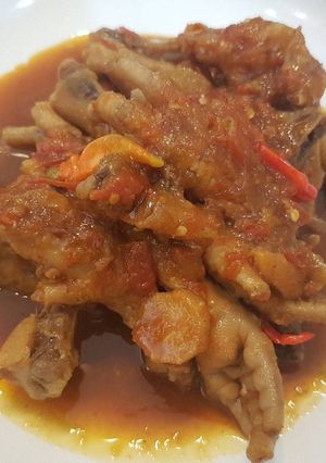Foto resep Ceker ayam manis pedas