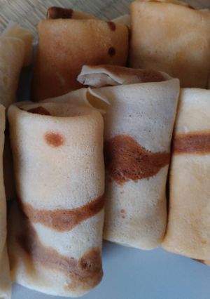 Foto resep Dadar Gulung Pisang Coklat Strawberry