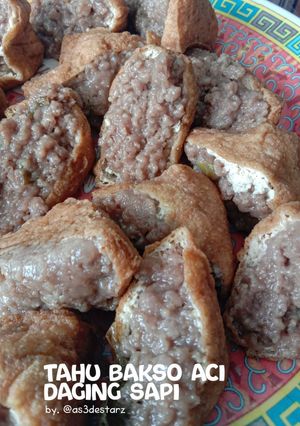 Foto resep Tahu Bakso Aci Daging Sapi
