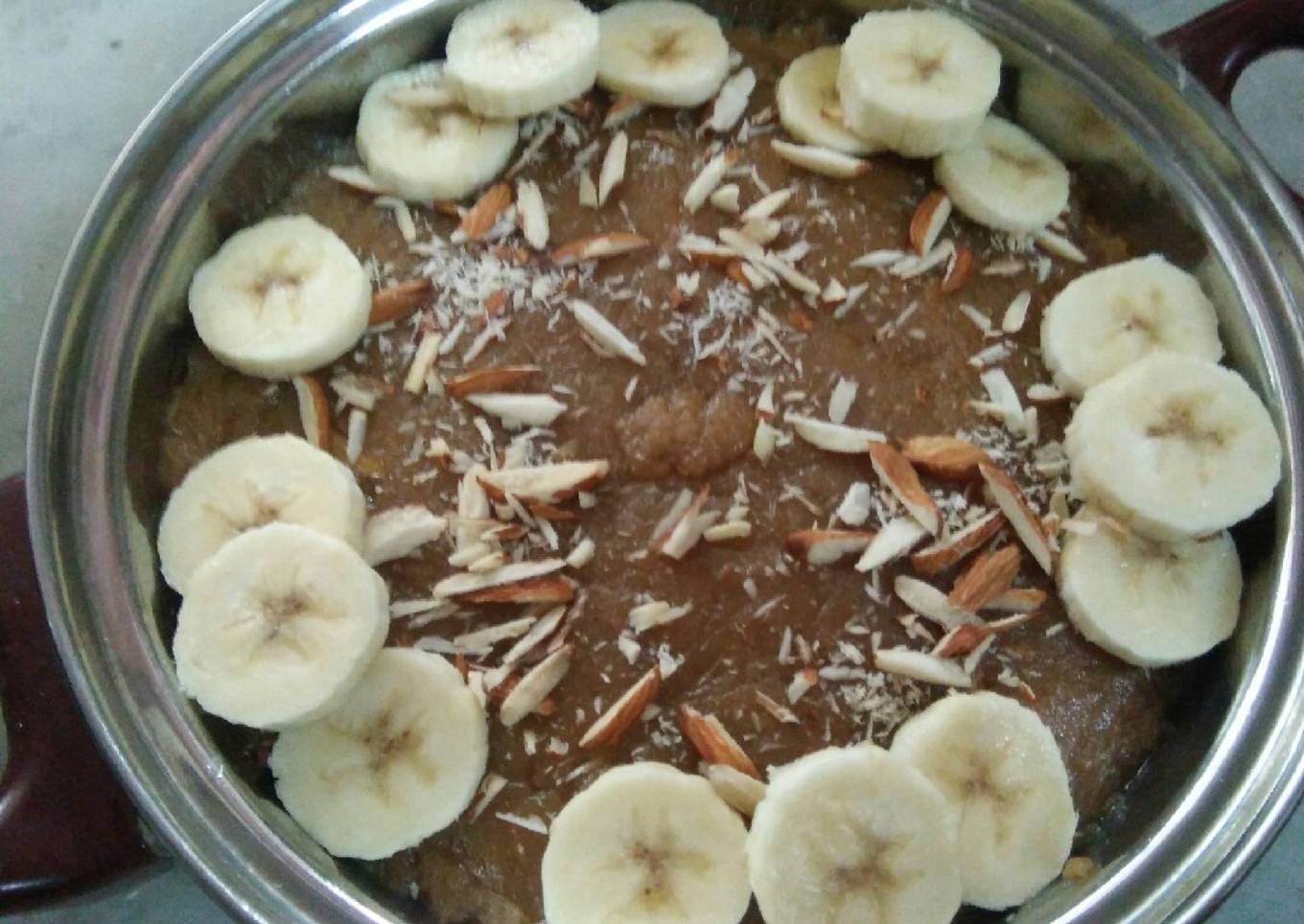 Aate ka banana halwa