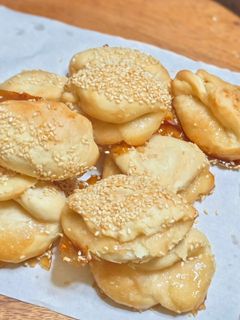 古早味白芝麻糖酥餅 的食譜成品照片