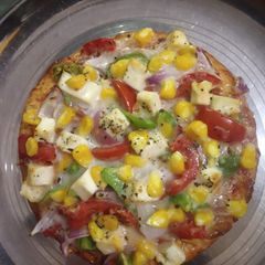 A picture of Sweet Corn pizza.