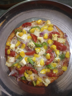 A picture of Sweet Corn pizza.