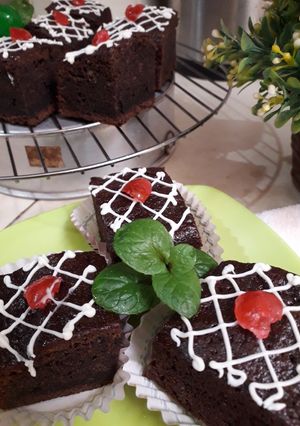 Foto resep Brownis Pisang