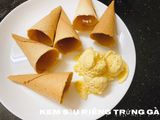 Kem sầu riêng trứng gà