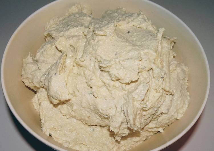 Étapes pour Préparer Récompense-gagner Ricotta (vegan)