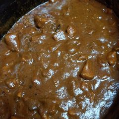 A picture of Slow Cooker Curry Chicken.