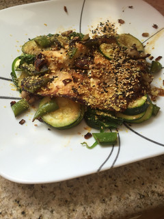 A picture of Steamed ginger tilapia.