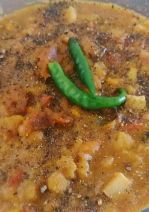 নারকেল দিয়ে ছোলার ডাল(narkel diye cholar dal recipe in Bengali) রেসিপির প্রধান ছবি