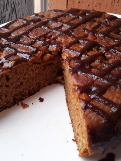 Una foto de Torta🍮 vegana🍯sin horno🍮