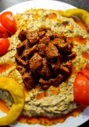 O poză a rețetei Hünkar Beğendi  (vinete cu carne)🧿.