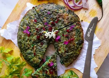 Resep Mudah Kookoo Sabzi (Persian Frittata / Persian Herbs Omelette) Ala Warteg