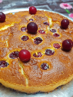 عکسی از دستور کیک آلبالو