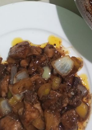 Foto resep Ayam Lada Hitam