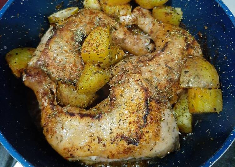 Resep Ayam panggang tanpa oven yang Lezat