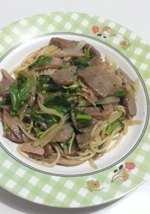 Foto resep Spaghetti Aglio o Olio ala Uky