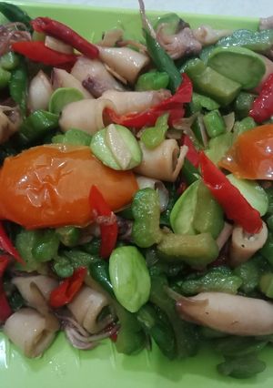 Foto resep Tumis pare cumi asin