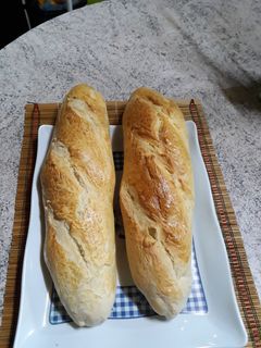 Una foto de Pan francés