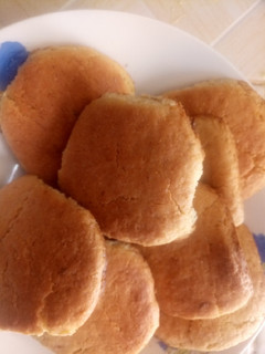 A picture of Pumpkin cookies,,# cookies contest#.