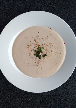 Una foto de Sopa de castañas