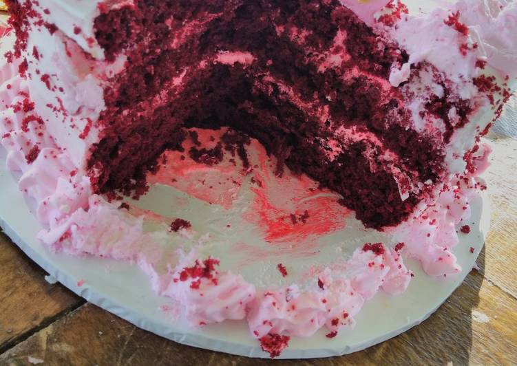 How to Prepare Super Quick Homemade Redvelvet cake#redrecipes#themechallenge